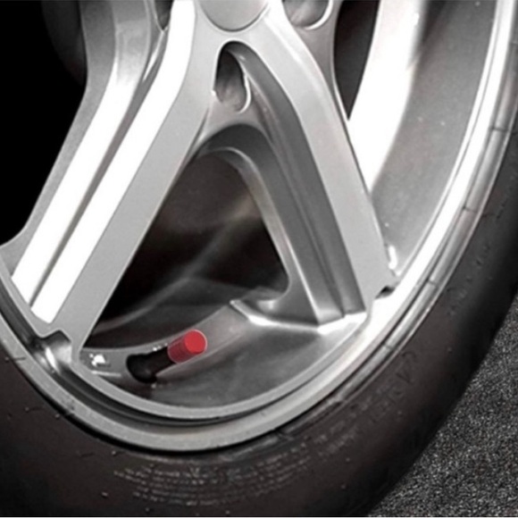5for$10 Red Chevrolet Tire Valve Stem Caps - Car and Tire Accessory NWT - Picture 2 of 4